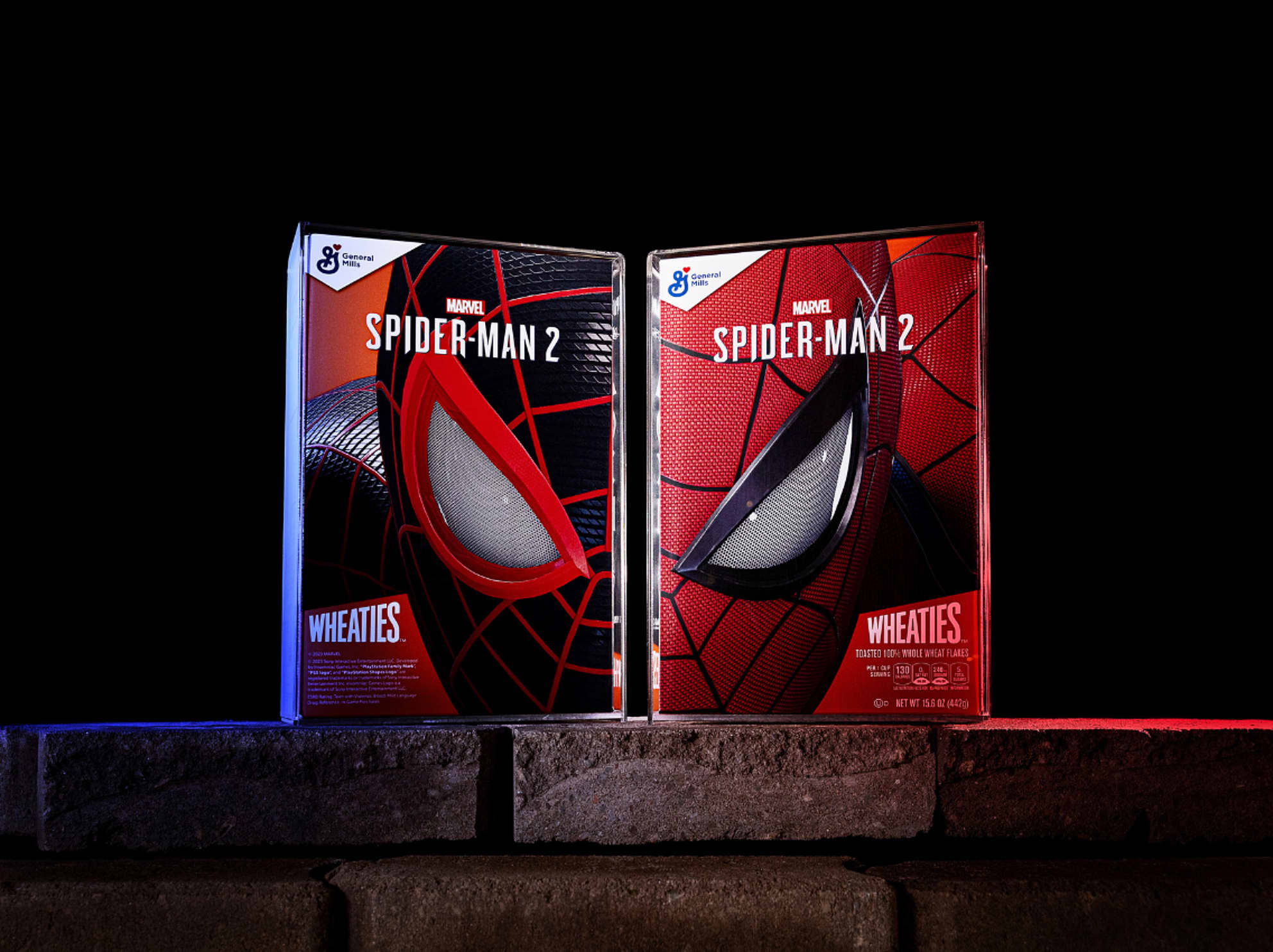 Wheaties x Spiderman cereal boxes